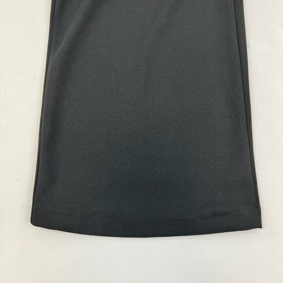 Good Luck Gem Womens Gauchos Pants Black High Rise Elastic Waist Stretch XS - Picture 7 of 10